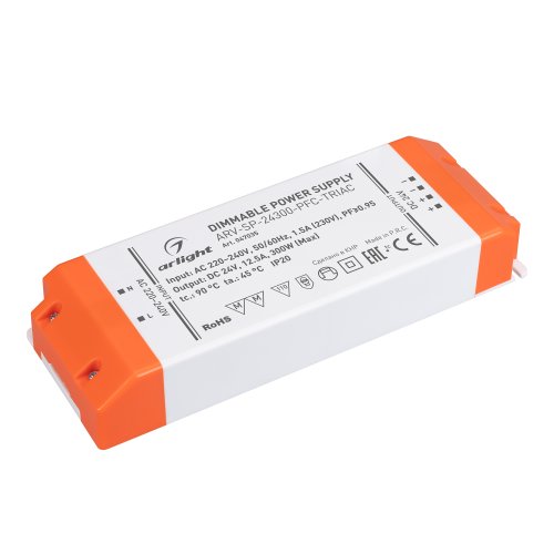 Блок питания Arlight ARV-SP-24300-PFC-TRIAC 24V, 12.5A, 300W картинка 